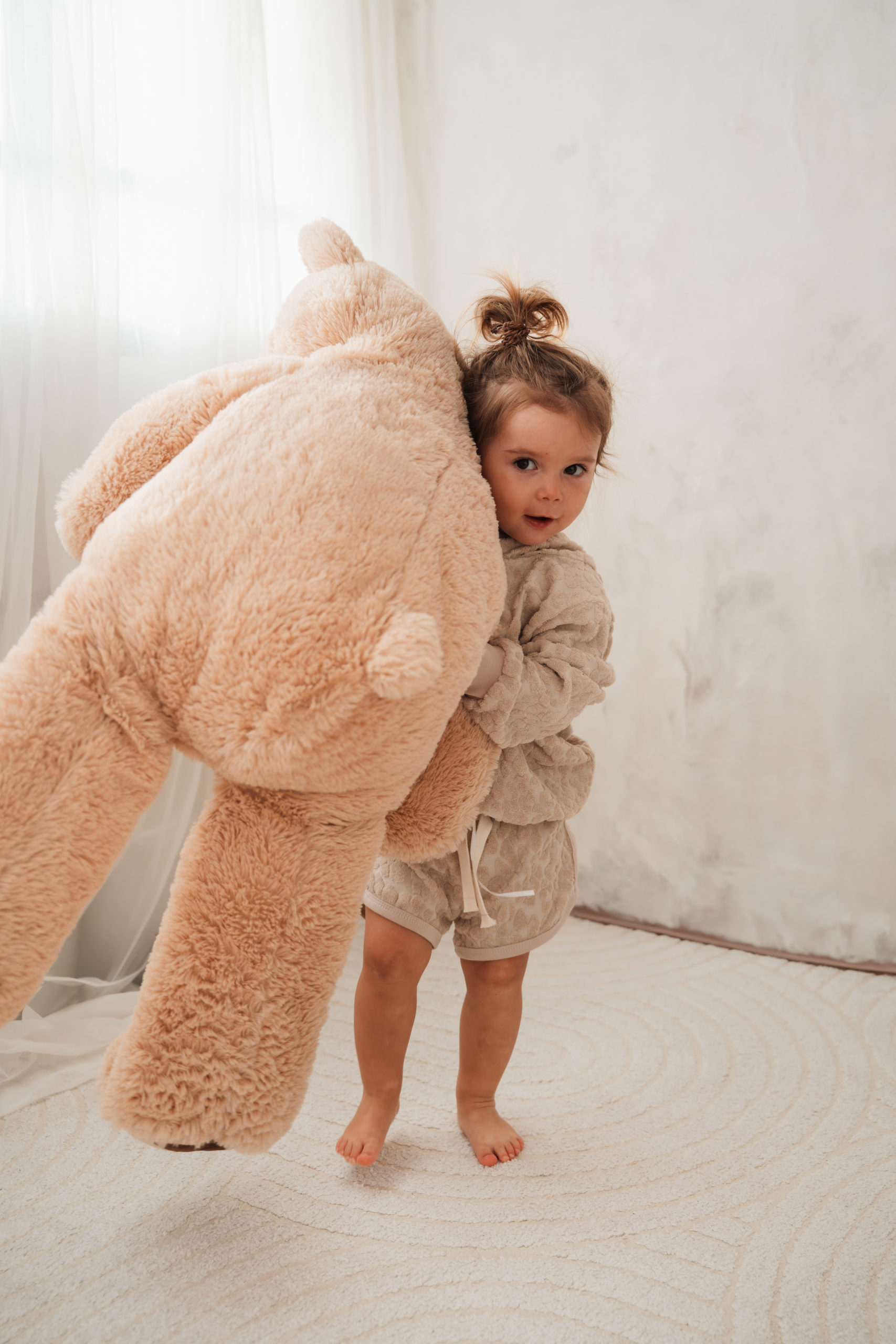 Retro-Frottee Set „Leo“ hellbeige – Bild 3