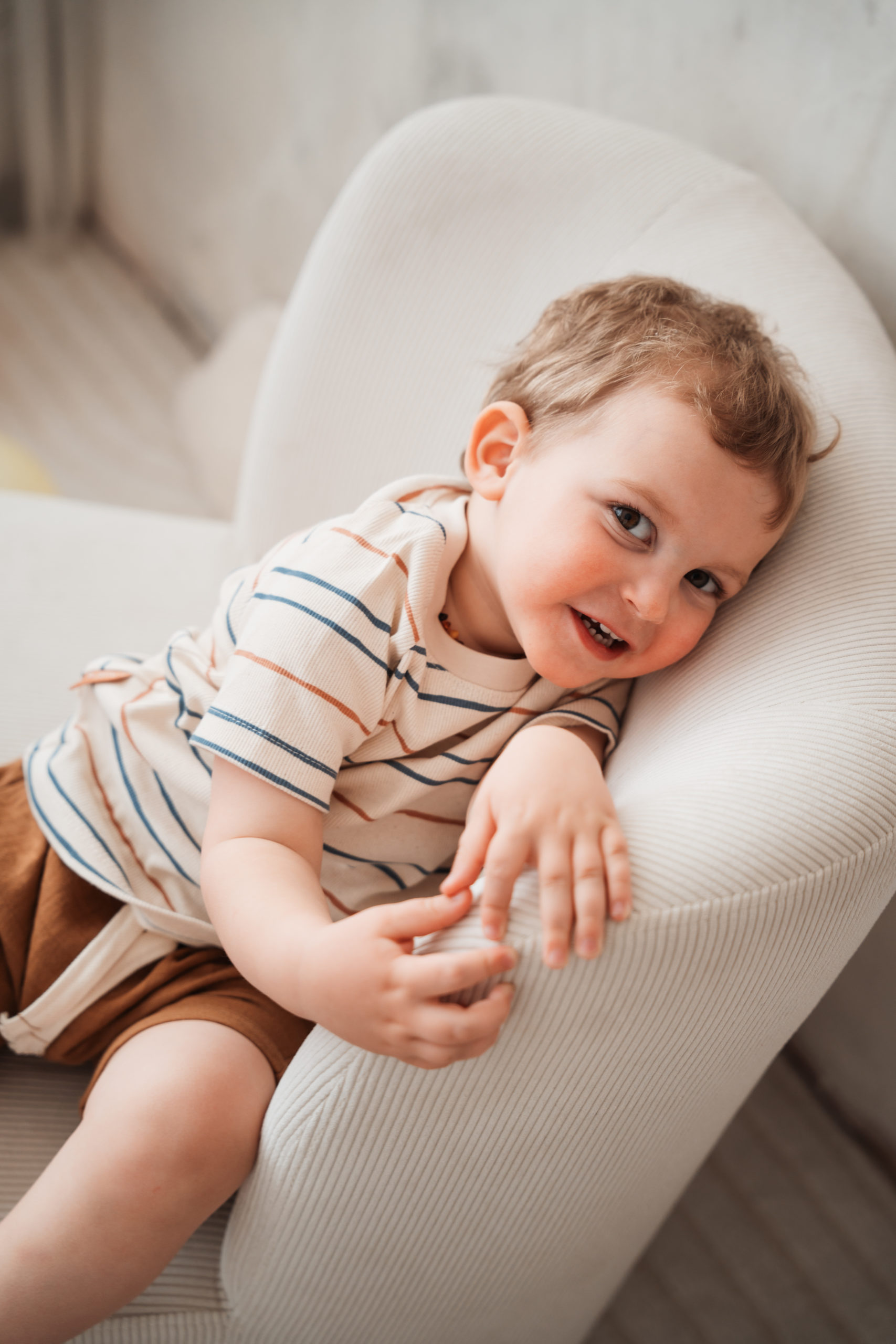 Rib-T-Shirt  "Streifen"