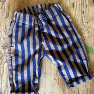 Hose Streifen blau/camel