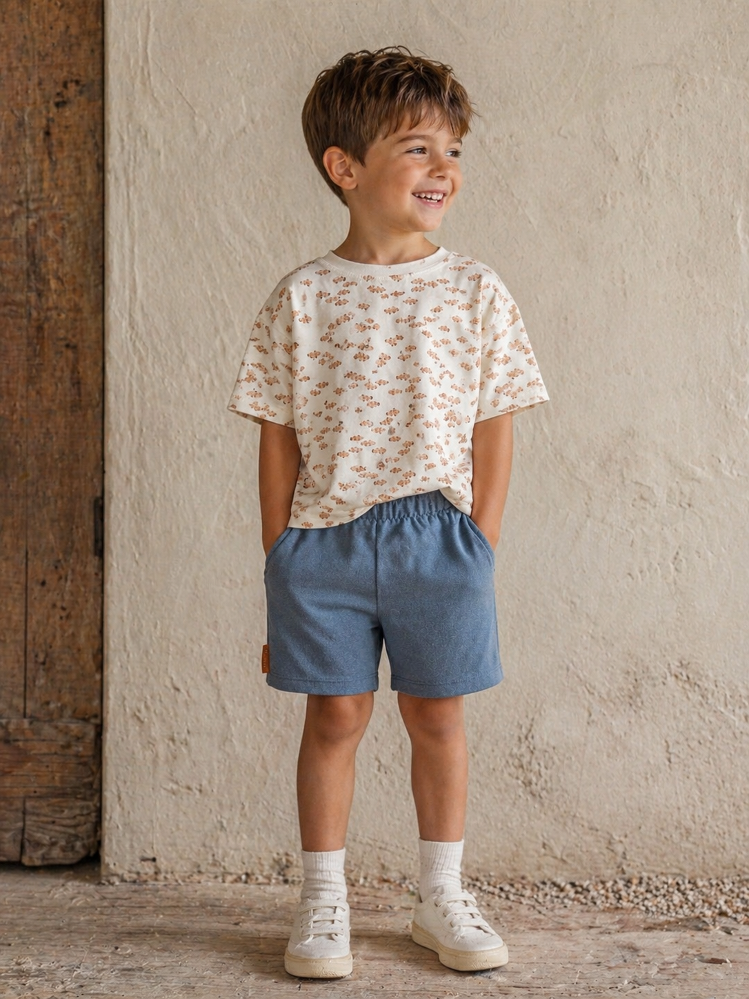 Sweat-Shorts "Jeanslook"