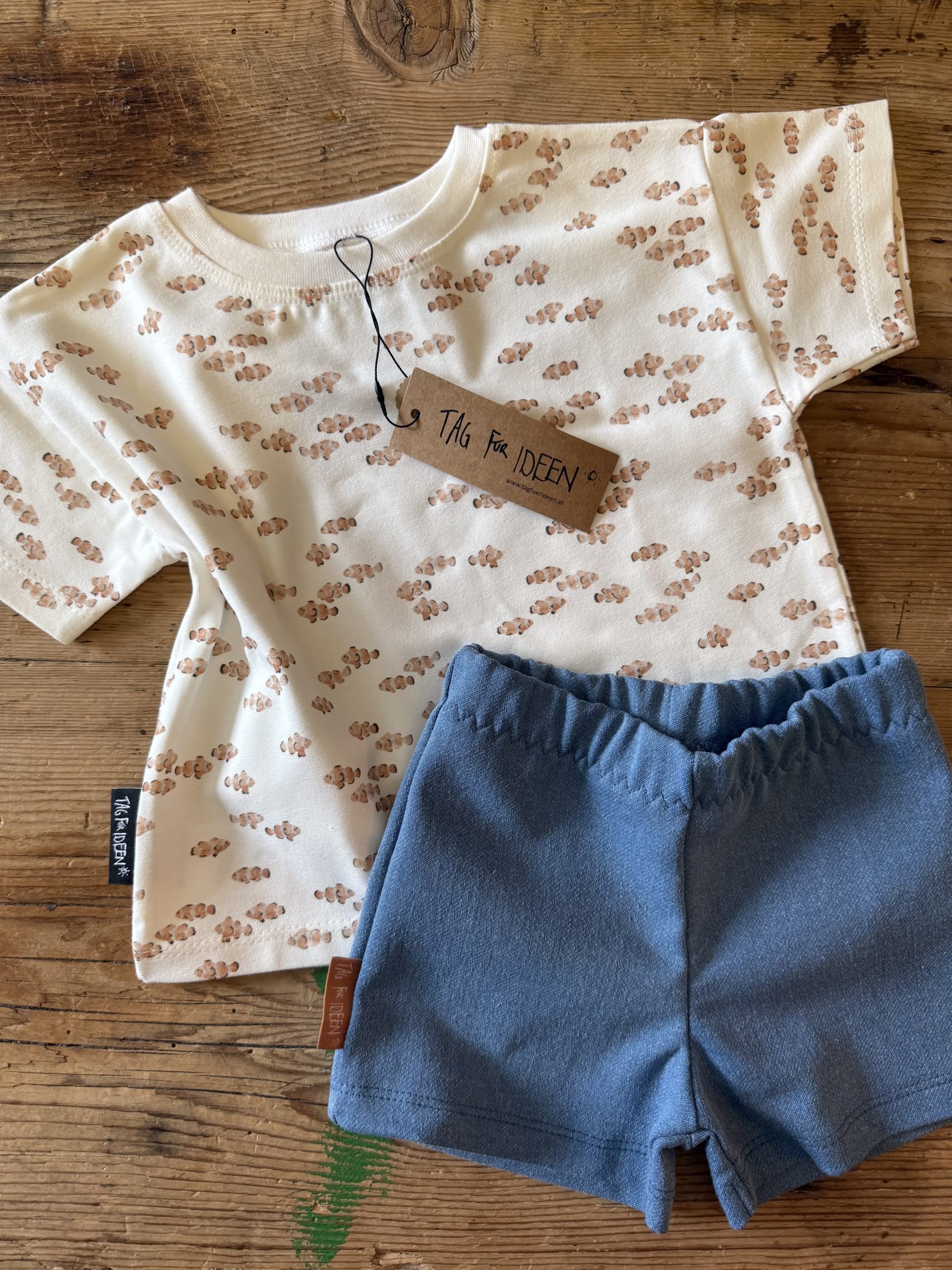 Sweat-Shorts "Jeanslook" – Bild 3
