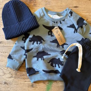 Sweater "Dino" jeansblau