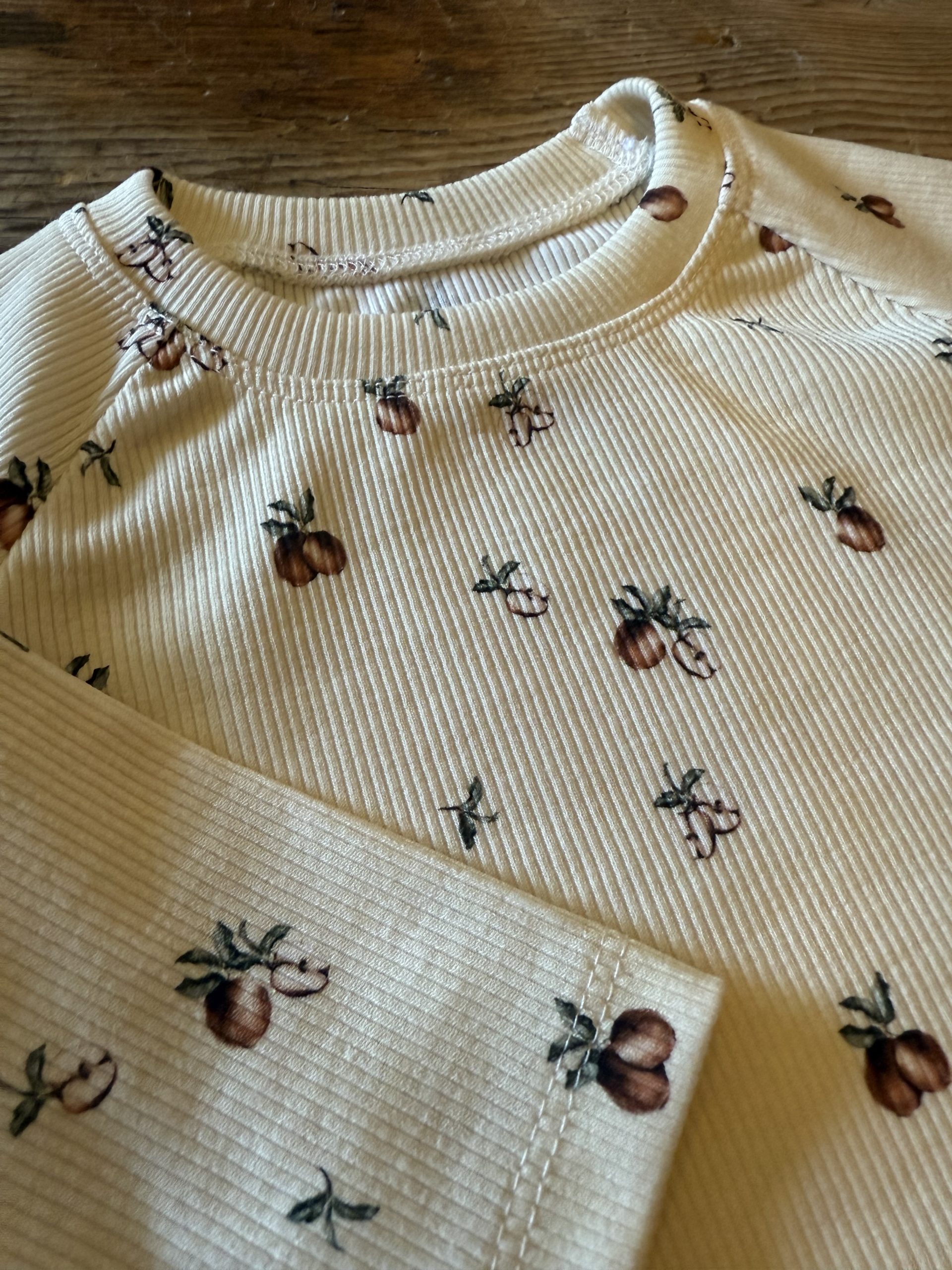 Langarmshirt Rib "Apfel" – Bild 3