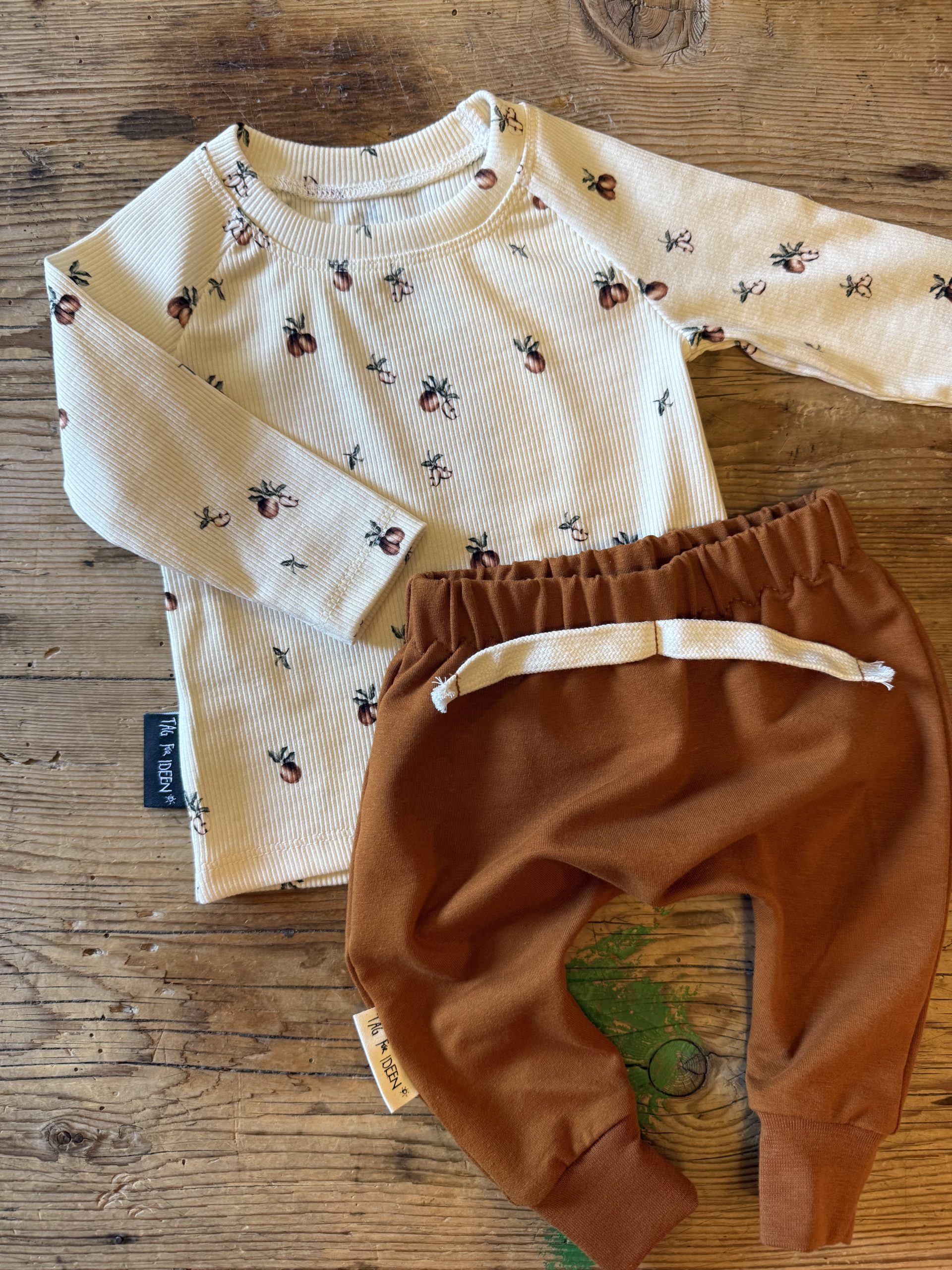 Langarmshirt Rib "Apfel" – Bild 2