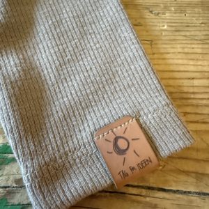 Rib-Leggings taupe