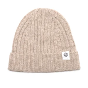 Merino Babymütze beige