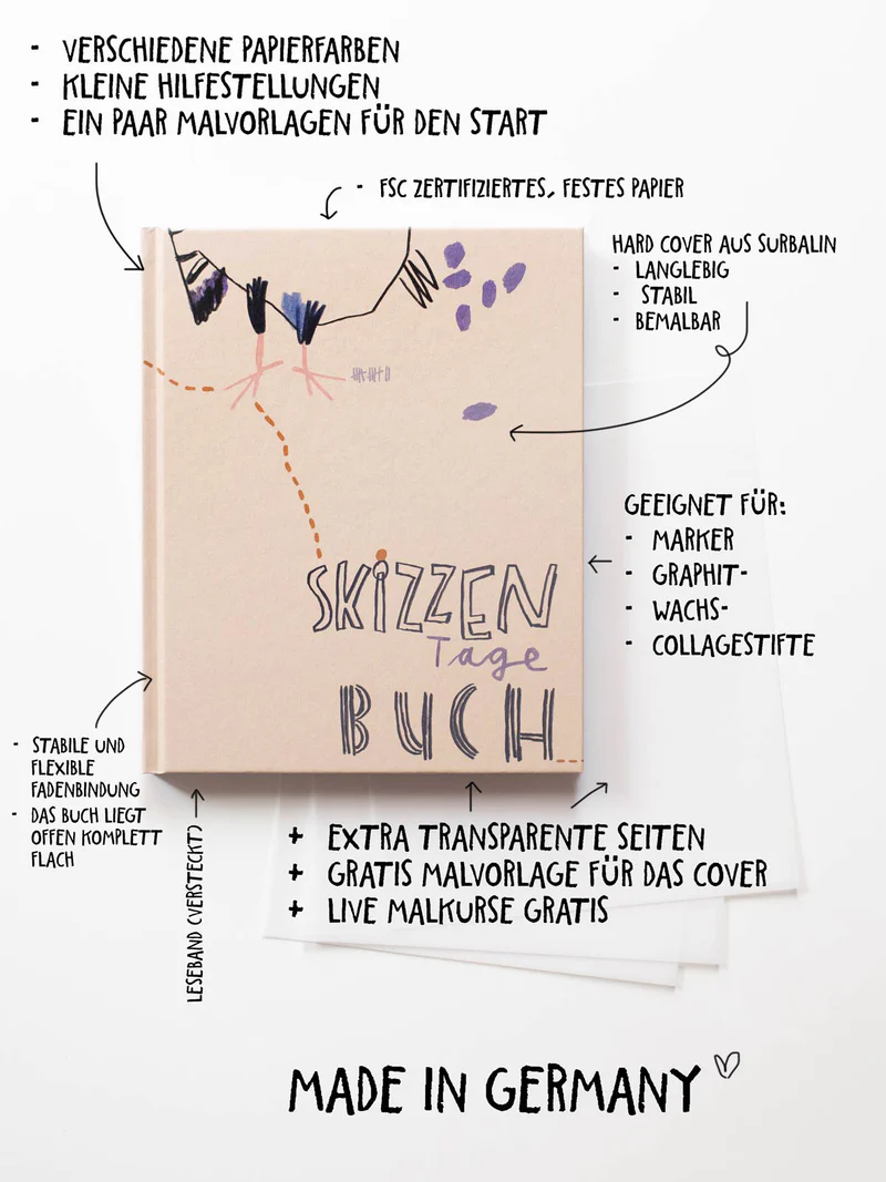 Skizzenbuch "Halfbird" – Bild 2
