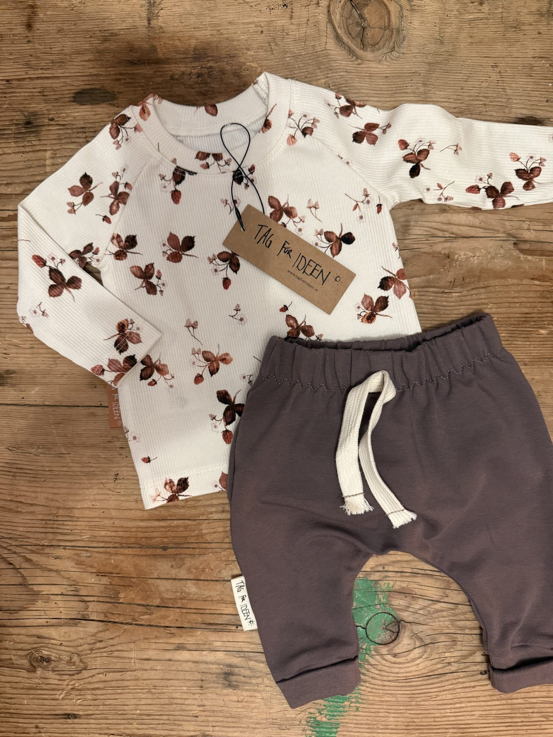 Rib-Langarmshirt "Erdbeere" – Bild 3