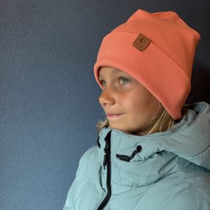 RIB-Mütze "neoncoral"