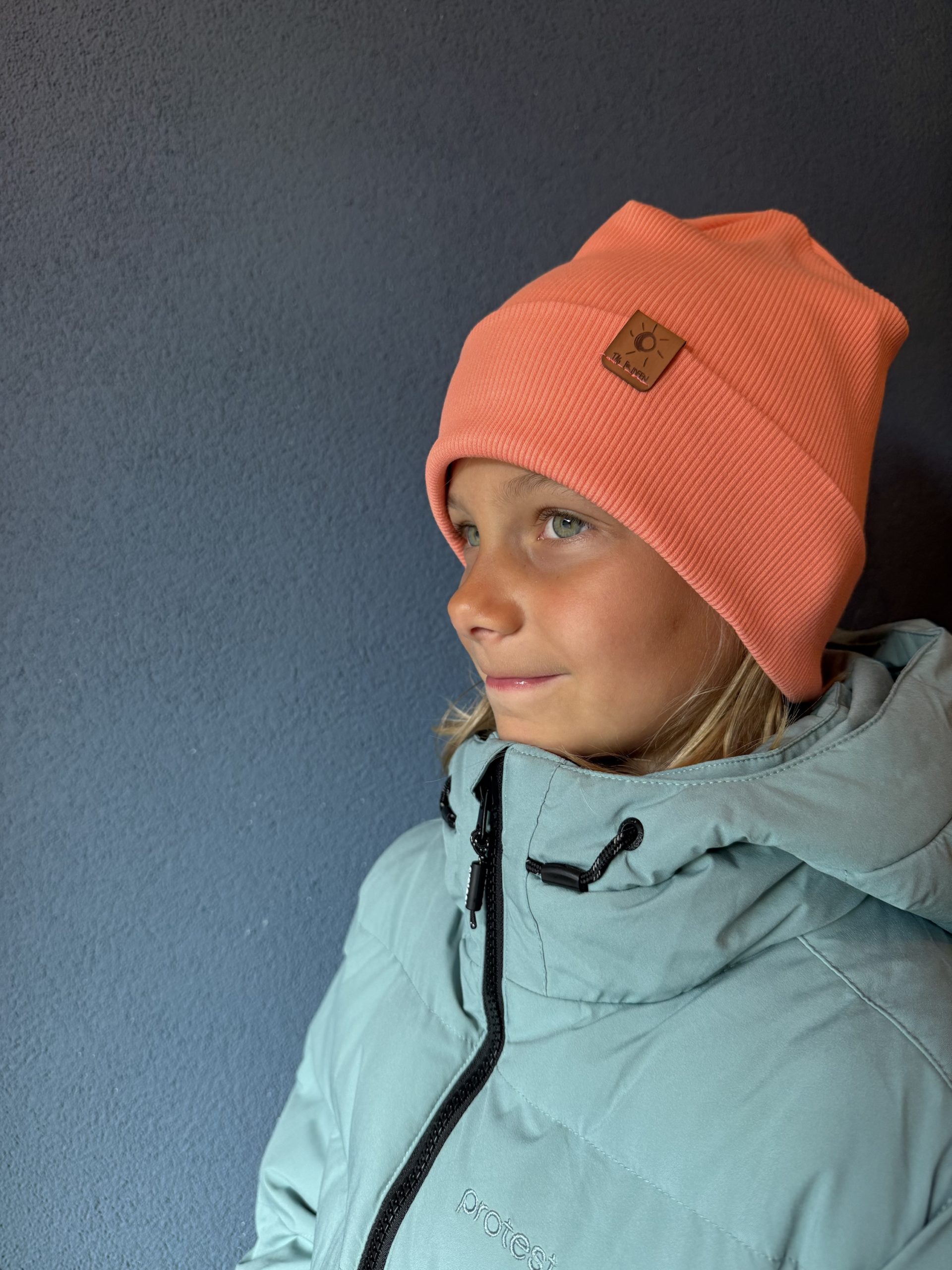 RIB-Mütze "neoncoral"