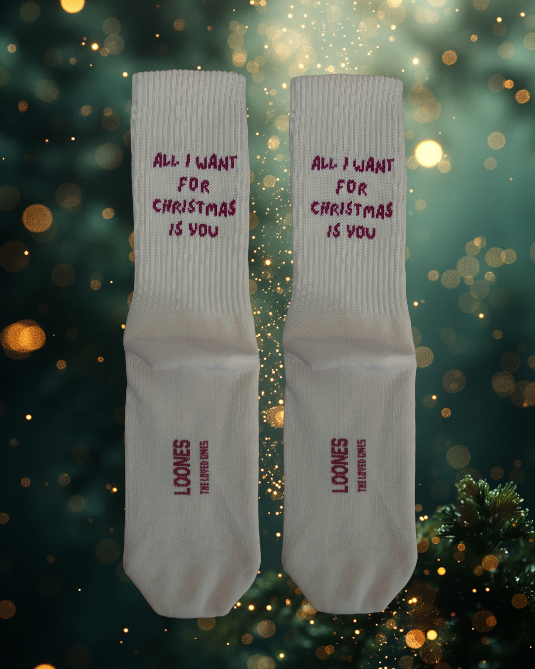 Socken "All i want for christmas" – Bild 2