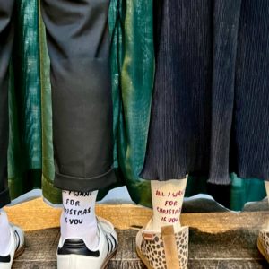 Socken "All i want for christmas"