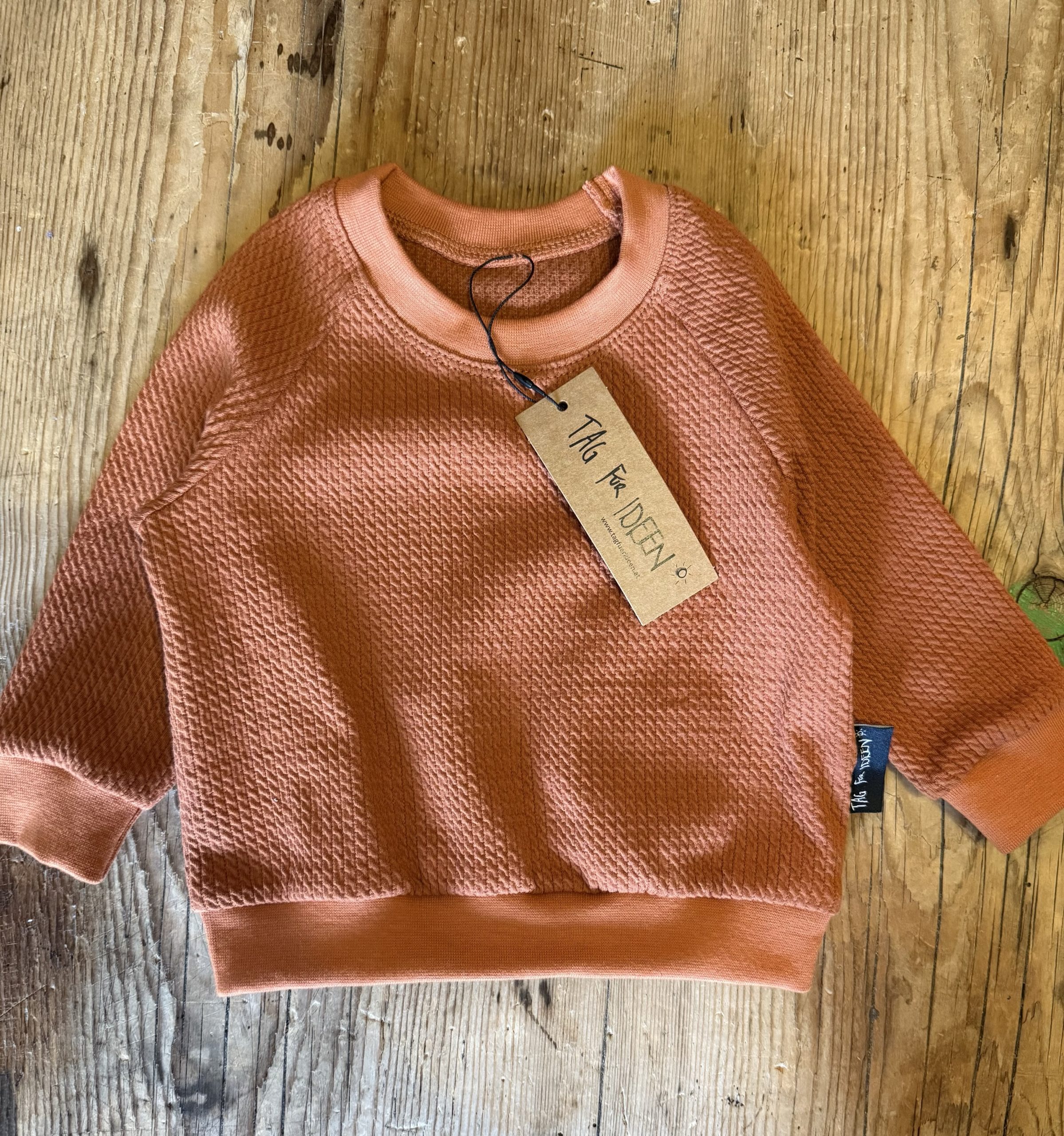 Sweater Zopfmuster caramel