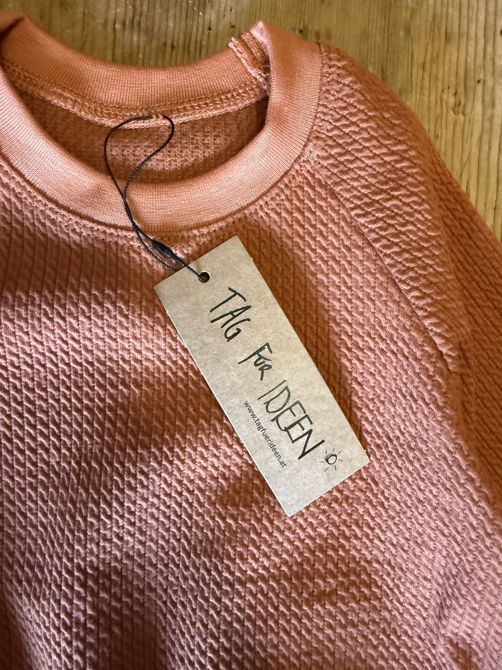 Sweater Zopfmuster caramel – Bild 2