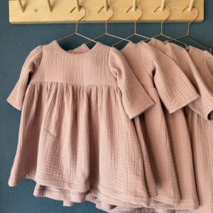 Musselin-Kleid "rosa"