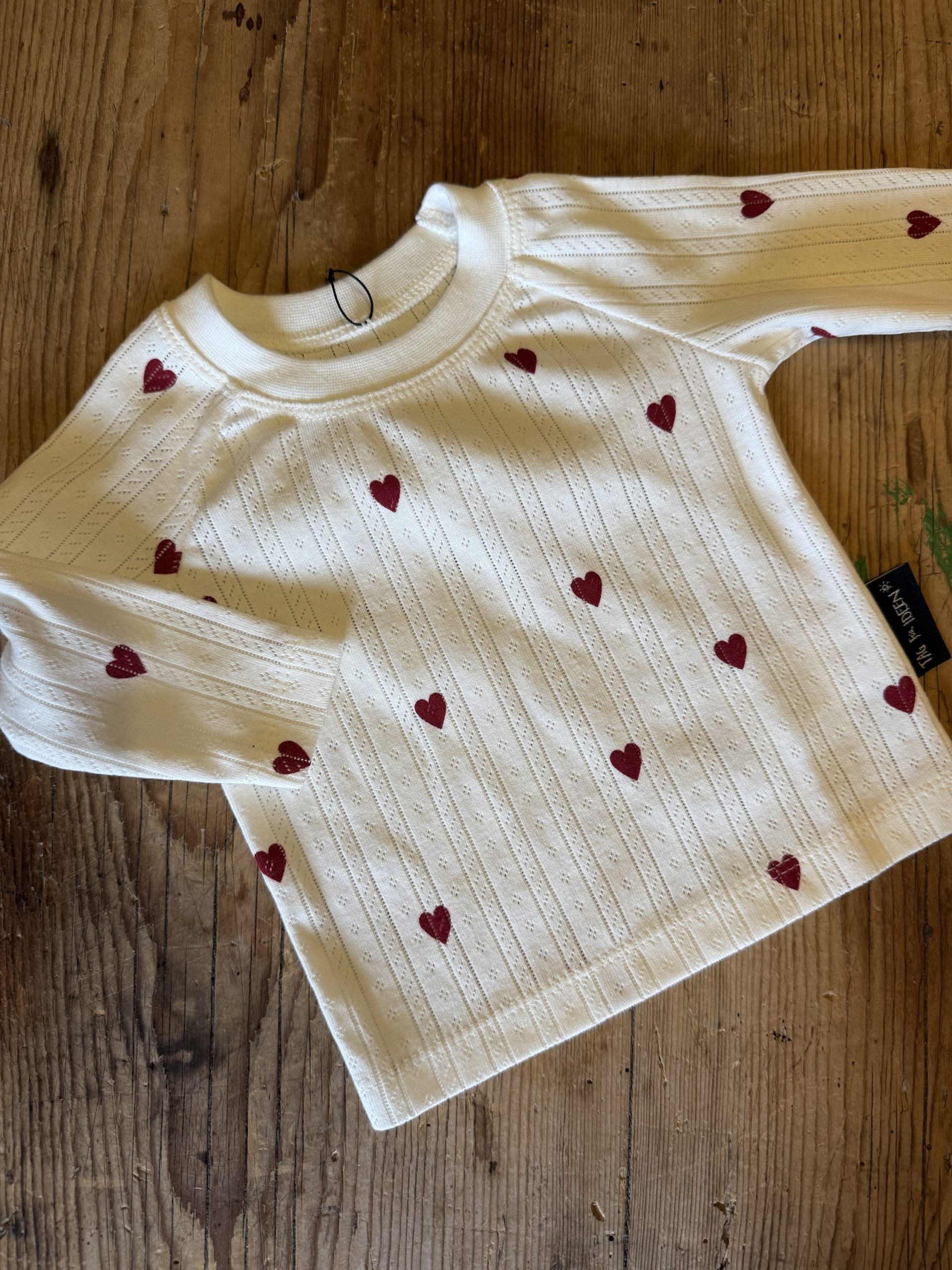 Langarmshirt "Herz" Lochstrick